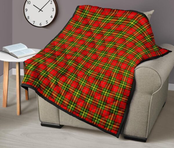 Tartanclans Premium Quilt, Leask Tartan Quilt - Image 7