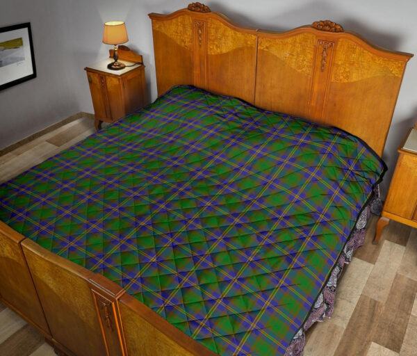 Tartanclans Premium Quilt, Strange of Balkaskie Tartan Quilt - Image 10