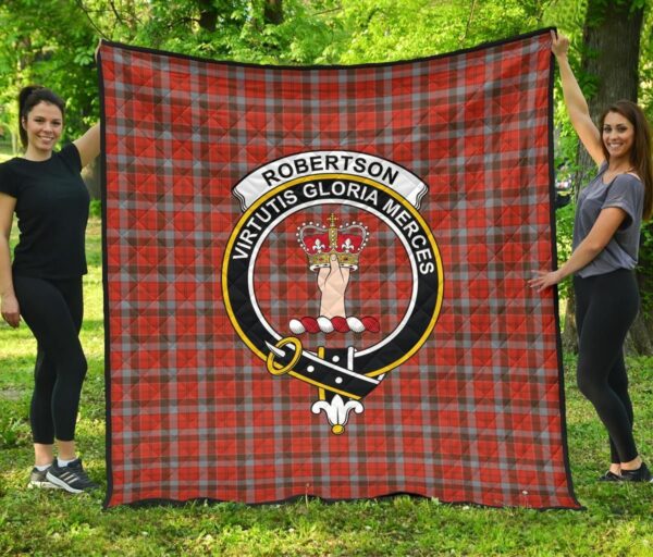 Tartanclans Premium Quilt, Robertson Weathered Tartan Quilt