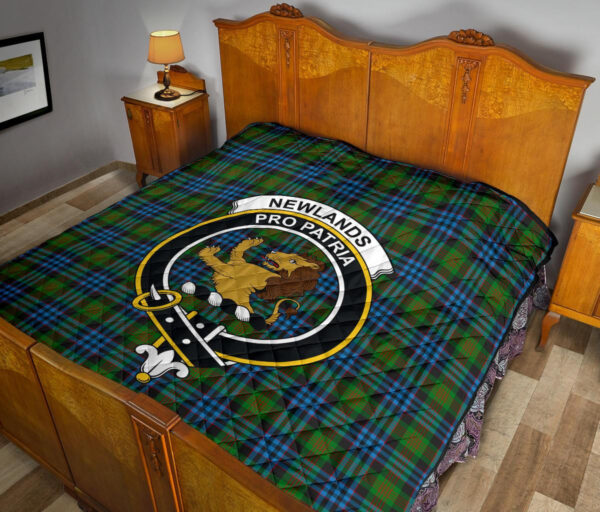 Tartanclans Premium Quilt, Newlands of Lauriston Tartan Quilt - Image 10