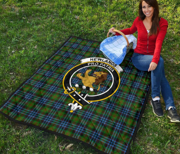 Tartanclans Premium Quilt, Newlands of Lauriston Tartan Quilt - Image 2