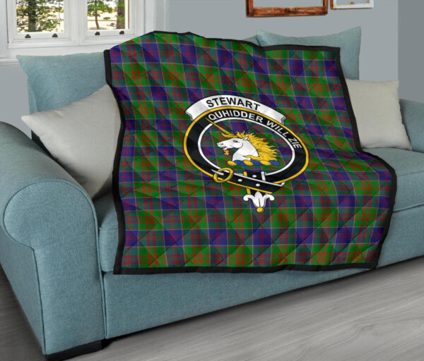 Tartanclans Premium Quilt, Stewart of Appin Hunting Modern Tartan Quilt - Image 9