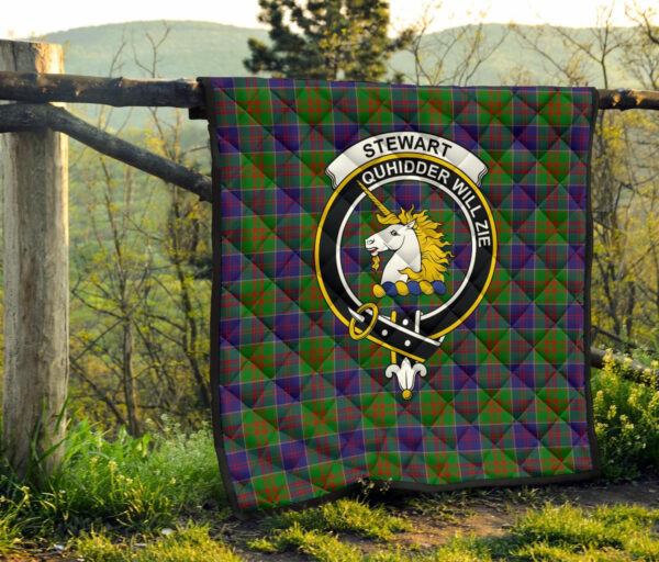 Tartanclans Premium Quilt, Stewart of Appin Hunting Modern Tartan Quilt - Image 4