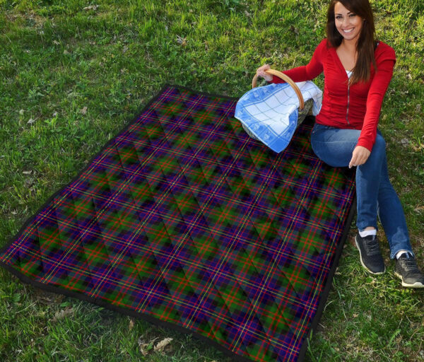 Tartanclans Premium Quilt, Cameron of Erracht Modern Tartan Quilt - Image 2