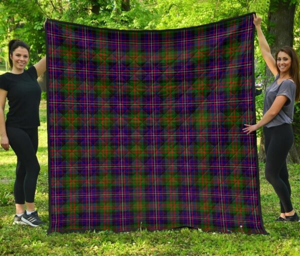 Tartanclans Premium Quilt, Cameron of Erracht Modern Tartan Quilt