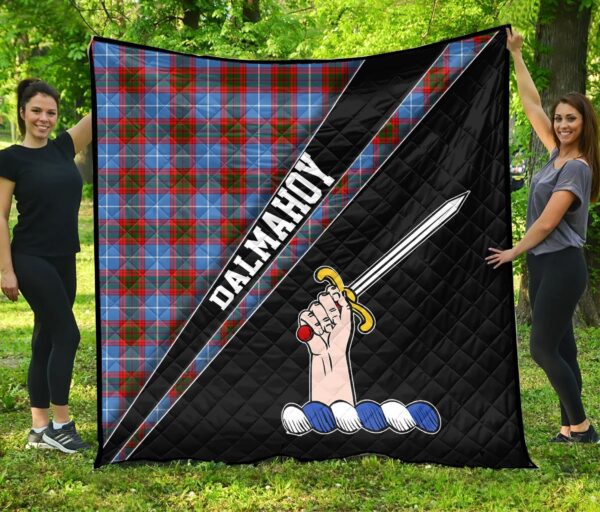 Tartanclans Dalmahoy Premium Quilt, Dalmahoy Clan Cross Style, aC