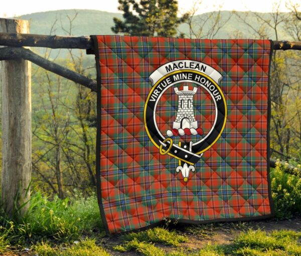 Tartanclans Premium Quilt, MacLean of Duart Ancient Tartan Quilt - Image 4