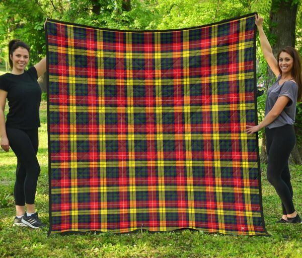 Tartanclans Premium Quilt, Buchanan Modern Tartan Quilt