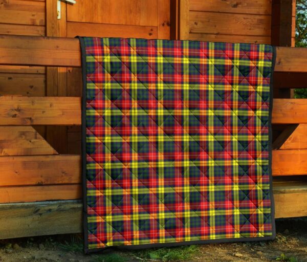 Tartanclans Premium Quilt, Buchanan Modern Tartan Quilt - Image 5