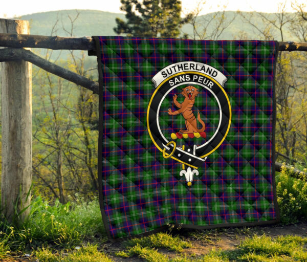 Tartanclans Premium Quilt, Sutherland Modern Tartan Quilt - Image 4