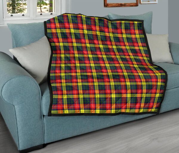 Tartanclans Premium Quilt, Buchanan Modern Tartan Quilt - Image 9