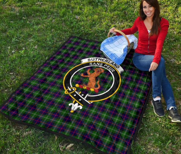 Tartanclans Premium Quilt, Sutherland Modern Tartan Quilt - Image 2