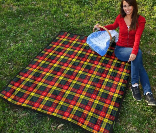 Tartanclans Premium Quilt, Buchanan Modern Tartan Quilt - Image 2