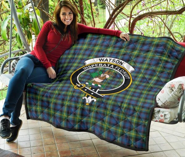 Tartanclans Premium Quilt, Watson Ancient Tartan Quilt - Image 3