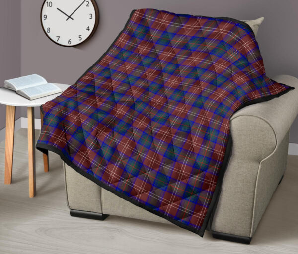 Tartanclans Premium Quilt, Chisholm Hunting Modern Tartan Quilt - Image 7