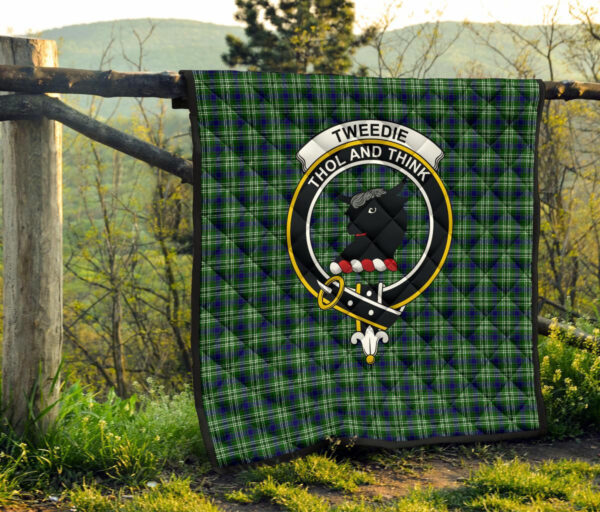 Tartanclans Premium Quilt, Tweedside District Tartan Quilt - Image 4