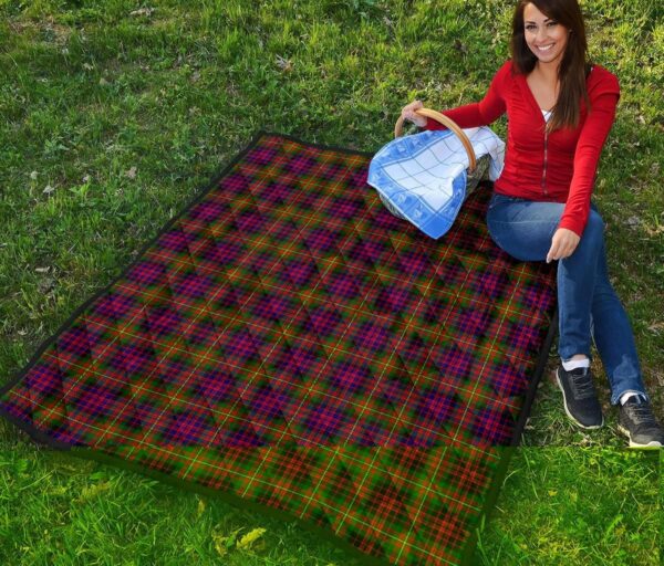 Tartanclans Premium Quilt, Carnegie Modern Tartan Quilt - Image 2