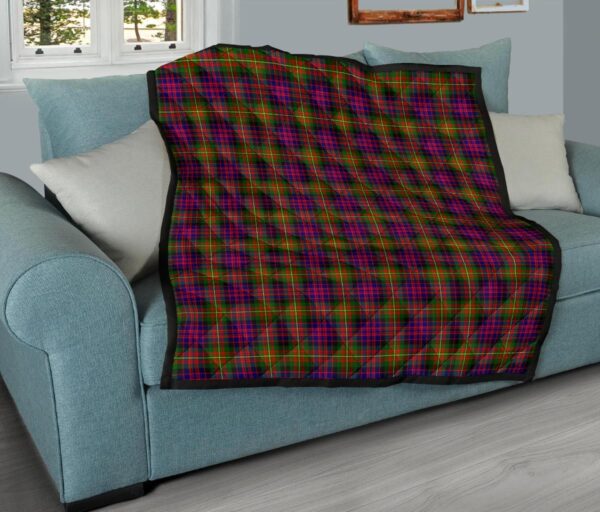 Tartanclans Premium Quilt, Carnegie Modern Tartan Quilt - Image 9