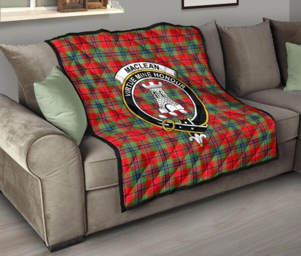 Tartanclans Premium Quilt, MacLean of Duart Modern Tartan Quilt - Image 3