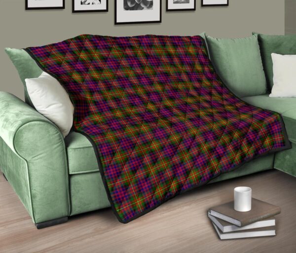 Tartanclans Premium Quilt, Carnegie Modern Tartan Quilt - Image 8