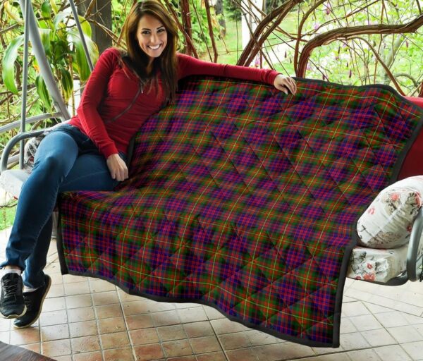 Tartanclans Premium Quilt, Carnegie Modern Tartan Quilt - Image 3