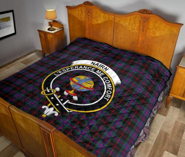 Tartanclans Premium Quilt, Nairn Tartan Quilt - Image 10