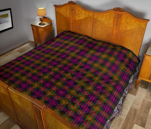 Tartanclans Premium Quilt, Carnegie Modern Tartan Quilt - Image 10