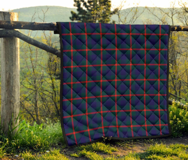 Tartanclans Premium Quilt, Agnew Modern Tartan Quilt - Image 4