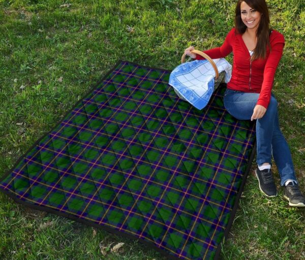 Tartanclans Premium Quilt, Carmichael Modern Tartan Quilt - Image 2