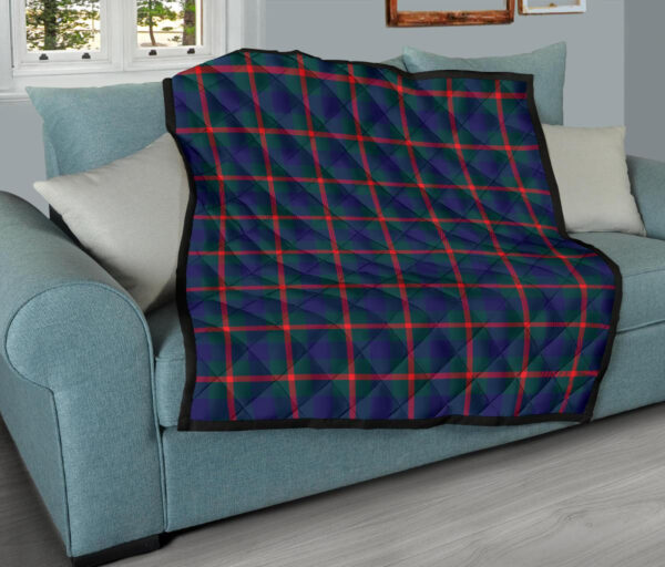 Tartanclans Premium Quilt, Agnew Modern Tartan Quilt - Image 9