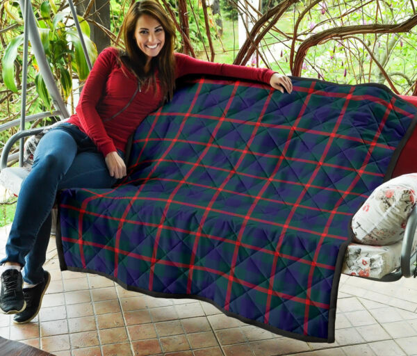 Tartanclans Premium Quilt, Agnew Modern Tartan Quilt - Image 3