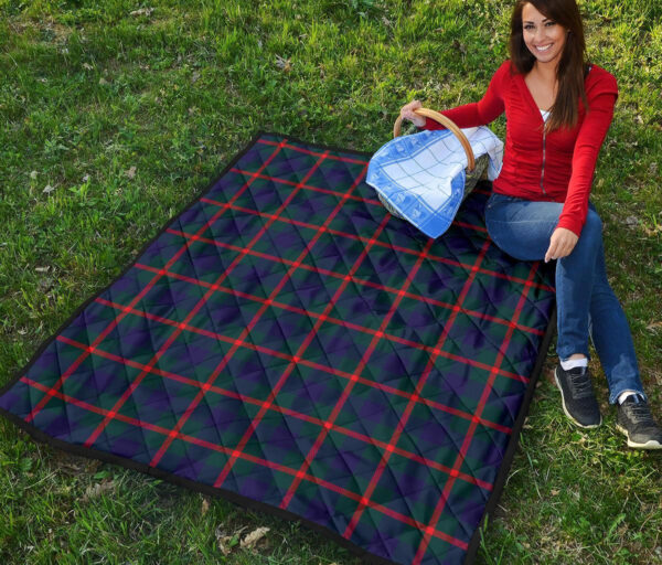 Tartanclans Premium Quilt, Agnew Modern Tartan Quilt - Image 2