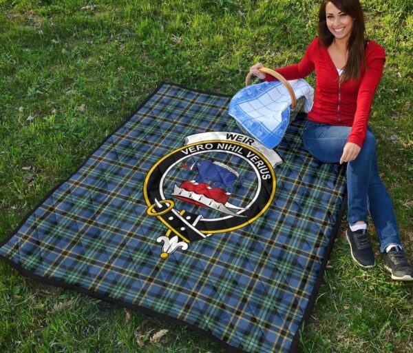 Tartanclans Premium Quilt, Weir Ancient Tartan Quilt - Image 2