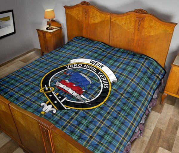 Tartanclans Premium Quilt, Weir Ancient Tartan Quilt - Image 10