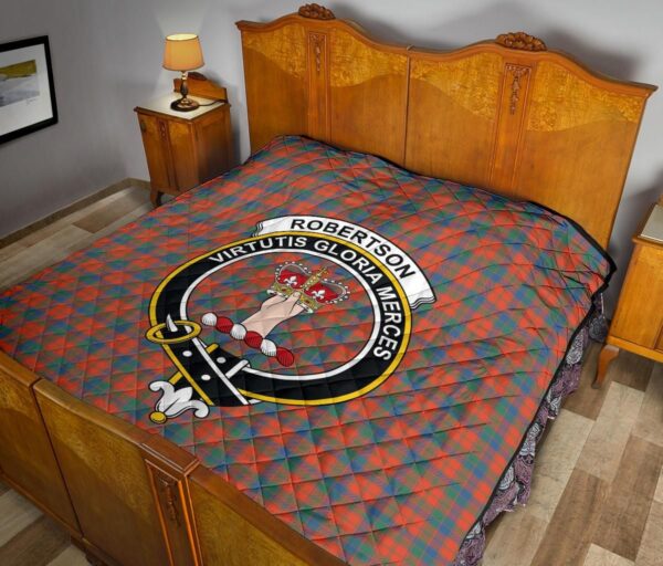 Tartanclans Premium Quilt, Robertson Ancient Tartan Quilt - Image 10