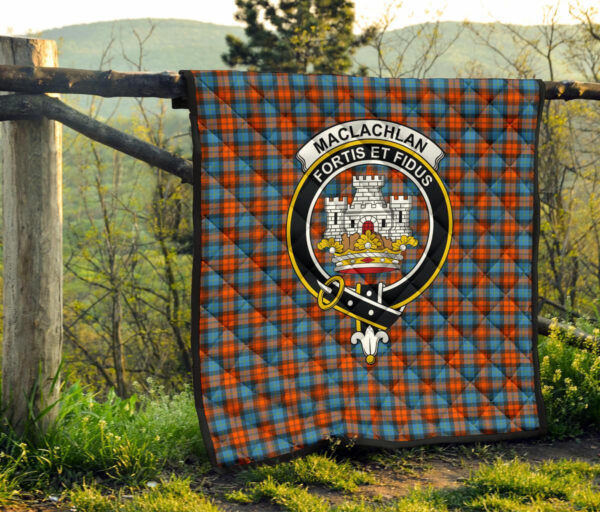 Tartanclans Premium Quilt, MacLachlan Ancient Tartan Quilt - Image 4