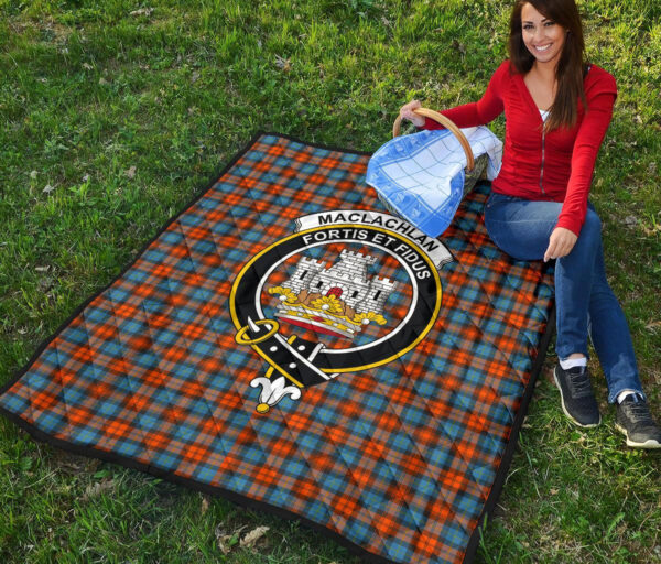 Tartanclans Premium Quilt, MacLachlan Ancient Tartan Quilt - Image 2