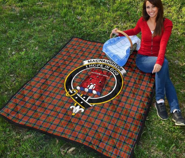 Tartanclans Premium Quilt, MacNaughton Ancient Tartan Quilt - Image 2