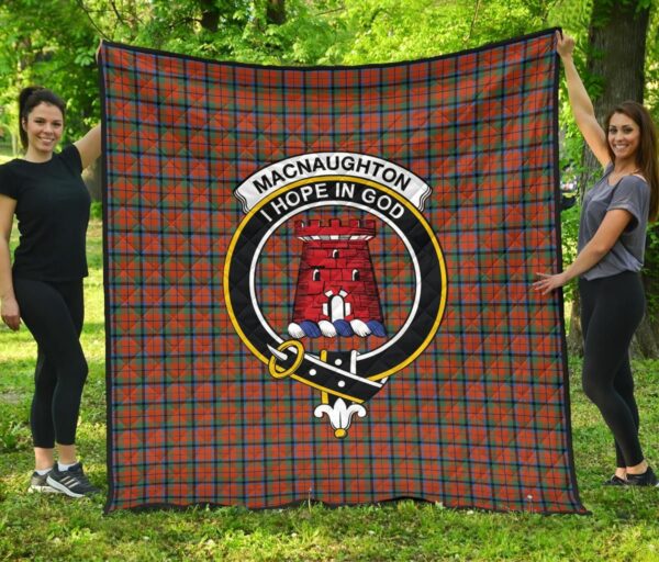 Tartanclans Premium Quilt, MacNaughton Ancient Tartan Quilt