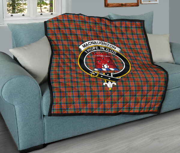 Tartanclans Premium Quilt, MacNaughton Ancient Tartan Quilt - Image 9