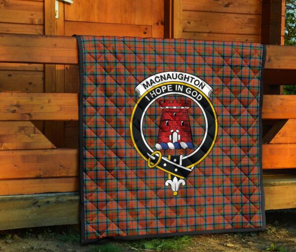 Tartanclans Premium Quilt, MacNaughton Ancient Tartan Quilt - Image 5