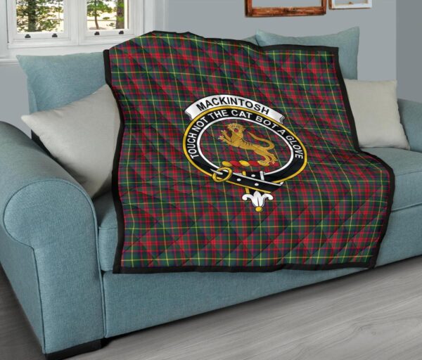 Tartanclans Premium Quilt, MacKintosh Hunting Modern Tartan Quilt - Image 9