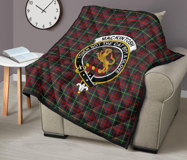 Tartanclans Premium Quilt, MacKintosh Hunting Modern Tartan Quilt - Image 7