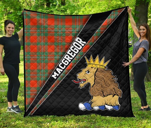 Tartanclans MacGregor Premium Quilt, MacGregor Clan Cross Style, aC