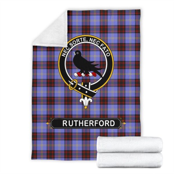 Rutherford Crest Tartan Blanket, 3 Sizes