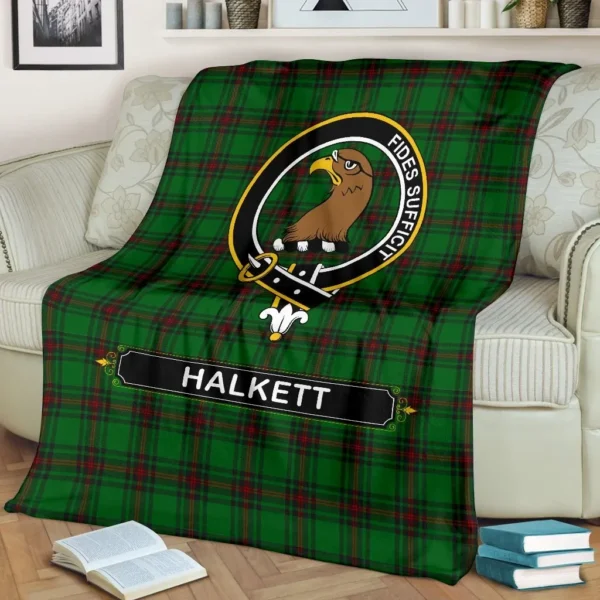 Halkett Crest Tartan Blanket, 3 Sizes - Image 3