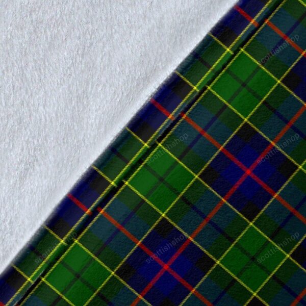 Forsyth Crest Tartan Blanket, 3 Sizes - Image 5