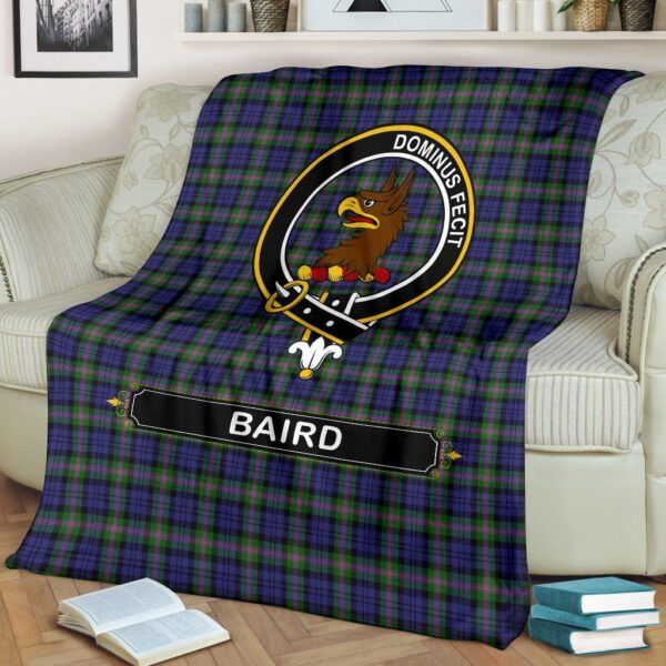 Baird Crest Tartan Blanket, 3 Sizes - Image 3