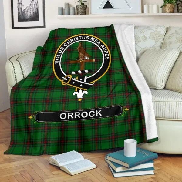 Orrock Crest Tartan Blanket, 3 Sizes - Image 2