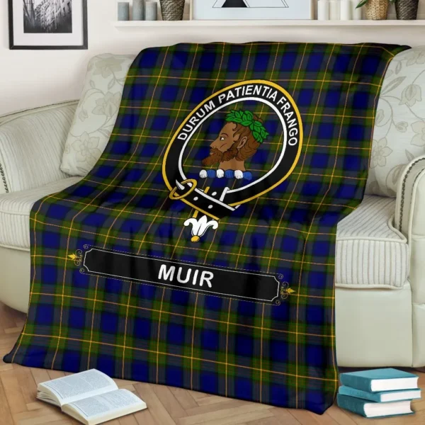 Muir Crest Tartan Blanket, 3 Sizes - Image 3